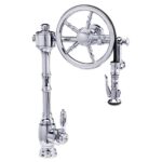 Waterstone Wheel Pulldown Faucet - Chrome