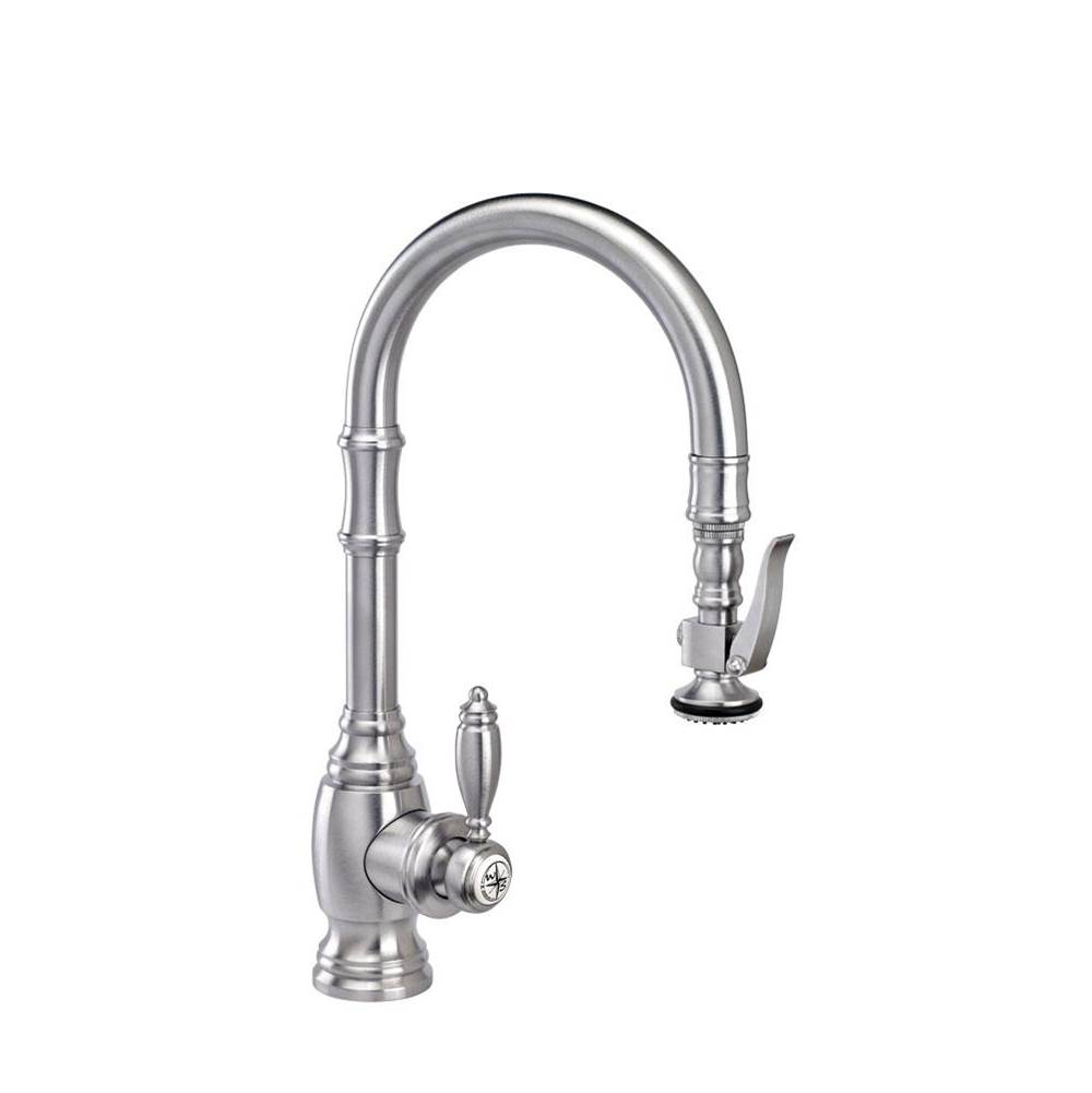 Waterstone Traditional Prep Size PLP Pulldown Faucet - Satin Chrome