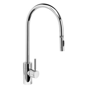 Waterstone Contemporary Extended Reach PLP Pulldown Faucet – Toggle Sprayer – American Bronze