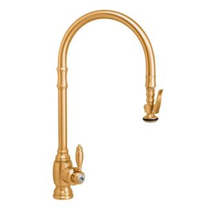 Waterstone Traditional Extended Reach PLP Pulldown Faucet – Classic Bronze