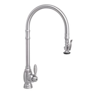 Waterstone Traditional Extended Reach PLP Pulldown Faucet – Satin Chrome