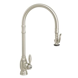 Waterstone Traditional Extended Reach PLP Pulldown Faucet – Satin Nickel