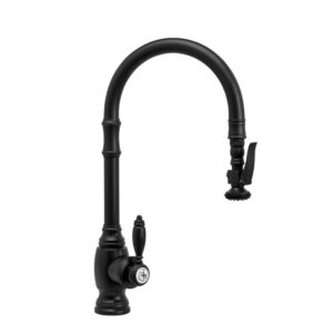 Waterstone Traditional PLP Pulldown Faucet – Matte Black