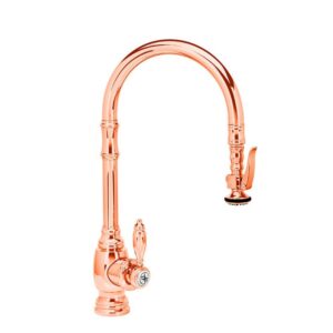 Waterstone Traditional PLP Pulldown Faucet – Polished Copper