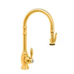 Waterstone Traditional PLP Pulldown Faucet - Satin Gold