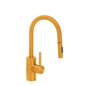 Waterstone Contemporary Prep Size PLP Pulldown Faucet – Toggle Sprayer – Classic Bronze