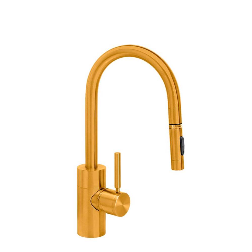 Waterstone Contemporary Prep Size PLP Pulldown Faucet - Toggle Sprayer - Classic Bronze