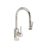 Waterstone Contemporary Prep Size PLP Pulldown Faucet - Lever Sprayer - Classic Bronze