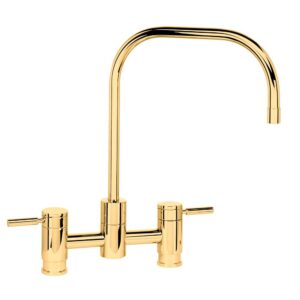 Waterstone Fulton Bridge Faucet – Polished Brass