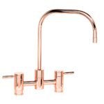 Waterstone Fulton Bridge Faucet - Polished Copper