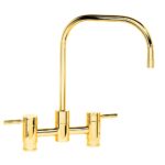 Waterstone Fulton Bridge Faucet - Polished Gold
