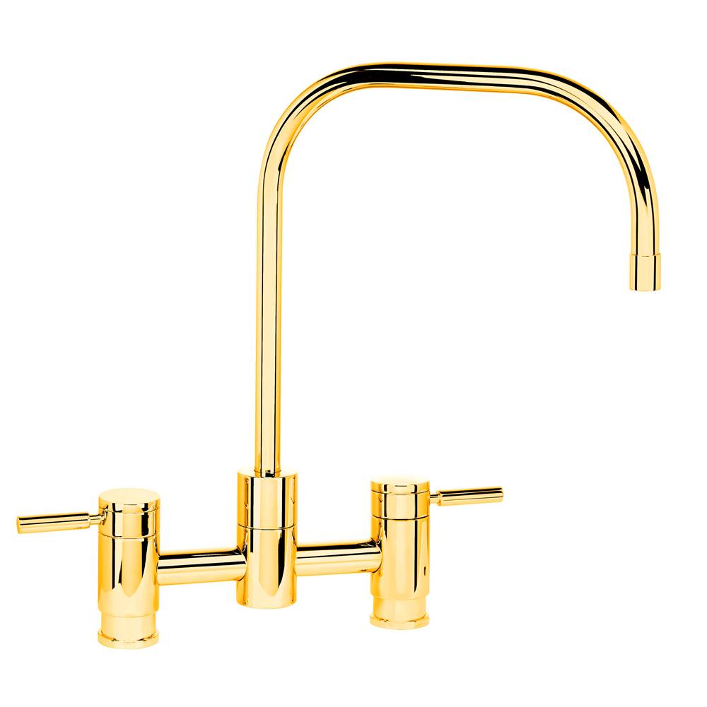 Waterstone Fulton Bridge Faucet - Polished Gold