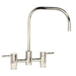 Waterstone Fulton Bridge Faucet - Polished Nickel