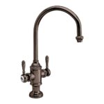 Waterstone Hampton Two Handle Kitchen Faucet - Black Nickel