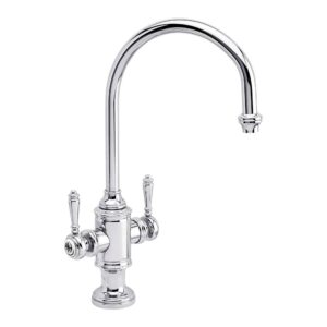 Waterstone Hampton Two Handle Kitchen Faucet – Distressed Antique Pewter