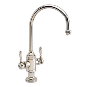 Waterstone Hampton Two Handle Kitchen Faucet – Matte Antique Brass