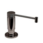Waterstone Industrial Soap/lotion Dispenser - Straight Spout - Black Nickel