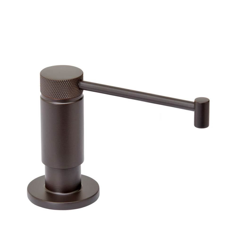 Waterstone Industrial Soap/lotion Dispenser - Straight Spout - Chocolate Bronze