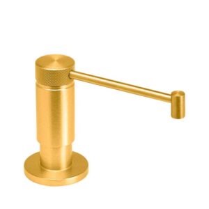 Waterstone Industrial Soap/lotion Dispenser – Straight Spout – Satin Gold