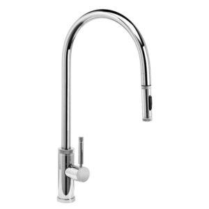 Waterstone Industrial Extended Reach PLP Pulldown Faucet – Toggle Sprayer – American Bronze