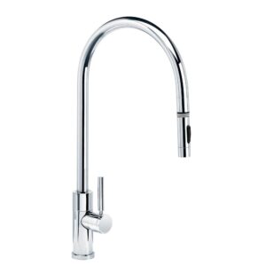 Waterstone Modern Extended Reach PLP Pulldown Faucet – Toggle Sprayer – Chrome