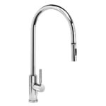 Waterstone Modern Extended Reach PLP Pulldown Faucet - Toggle Sprayer - American Bronze