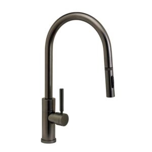 Waterstone Modern PLP Pulldown Faucet -Toggle Sprayer – Matte Antique Copper