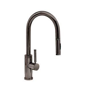 Waterstone Industrial PLP Pulldown Faucet – Toggle Sprayer – Black Nickel