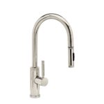 Waterstone Industrial PLP Pulldown Faucet - Toggle Sprayer - Polished Nickel