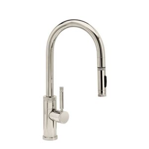 Waterstone Industrial PLP Pulldown Faucet – Toggle Sprayer – Polished Nickel