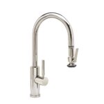 Waterstone Modern Prep Size PLP Pulldown Faucet - Lever Sprayer - American Bronze