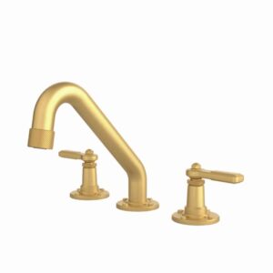 Waterstone Argonaut Widespread Lavatory Faucet, Lever Handles Chardonnay – Chardonnay
