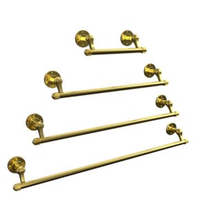 Waterstone Argonaut 18” Towel Bar – Unlacquered Polished Brass