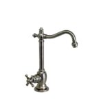 Waterstone Annapolis Hot Only Filtration Faucet - Cross Handle - Graphite