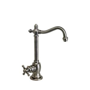 Waterstone Annapolis Hot Only Filtration Faucet – Cross Handle – Graphite