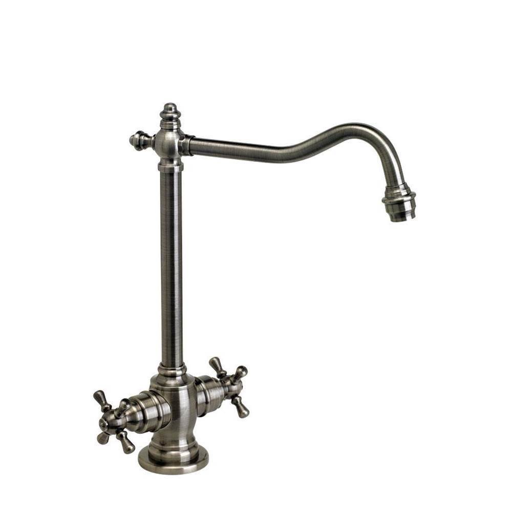 Waterstone Annapolis Bar Faucet - Cross Handles - Graphite