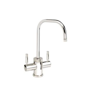 Waterstone Industrial Hot and Cold Filtration Faucet – 2 Bend U-Spout – Chocolate Bronze