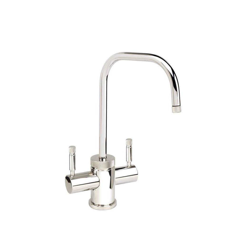 Waterstone Industrial Hot and Cold Filtration Faucet - 2 Bend U-Spout - American Bronze