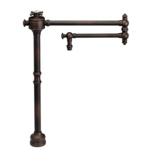 Waterstone Traditional Counter Mounted Potfiller – Cross Handle – Graphite