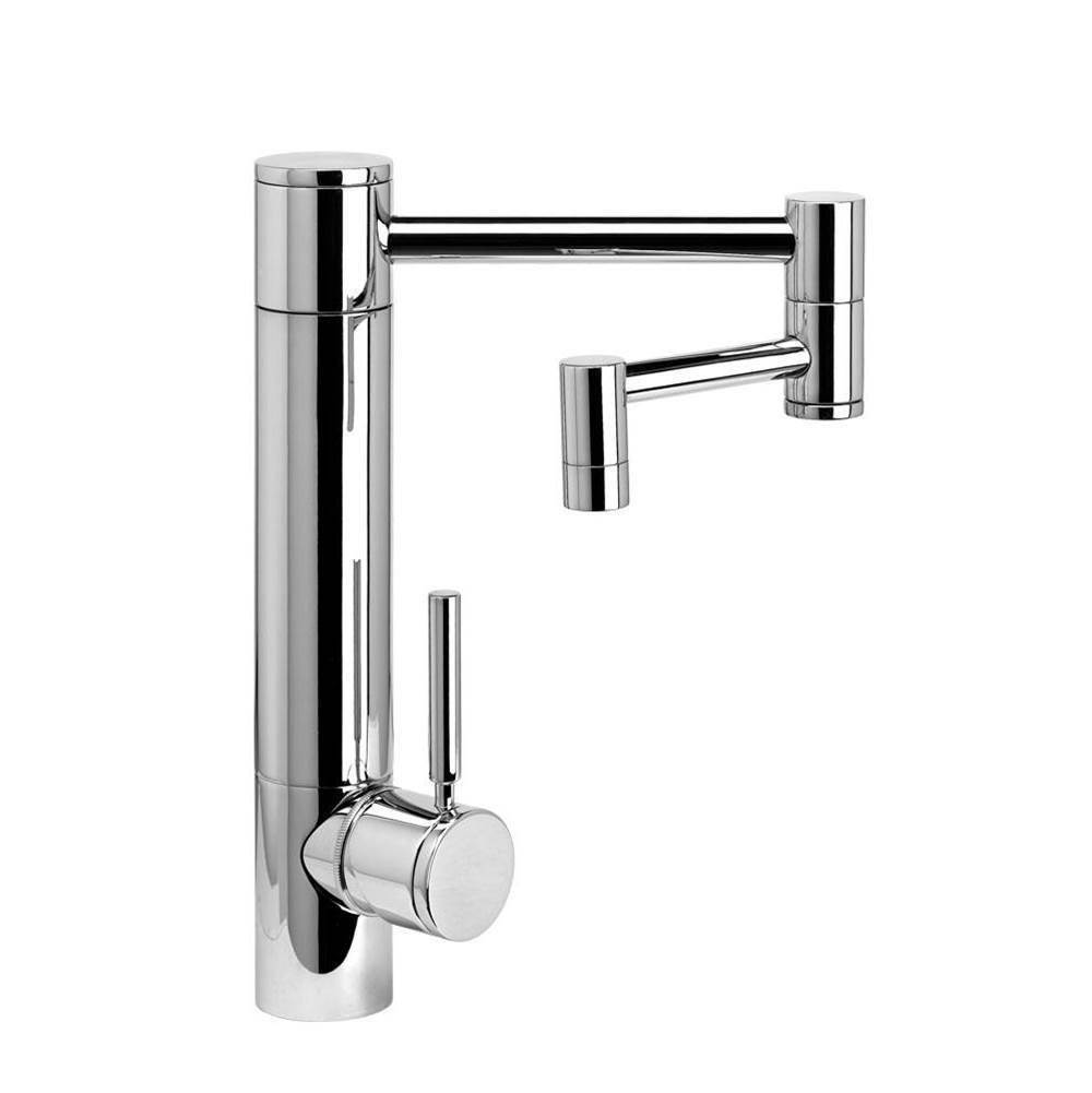 Waterstone Hunley Kitchen Faucet - 12'' Articulated Spout - Graphite