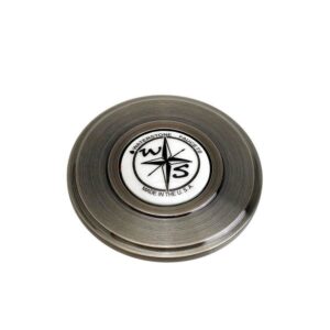 Waterstone Traditional Sink Hole Cover – Compass Button – Graphite