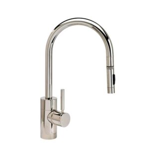 Waterstone Contemporary PLP Pulldown Faucet – Toggle Sprayer – Graphite