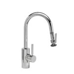 Waterstone Contemporary Prep Size PLP Pulldown Faucet - Lever Sprayer - Graphite
