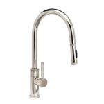 Waterstone Industrial PLP Pulldown Faucet - Toggle Sprayer - Angled Spout - Graphite
