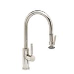 Waterstone Industrial Prep Size PLP Pulldown Faucet - Lever Sprayer - Graphite