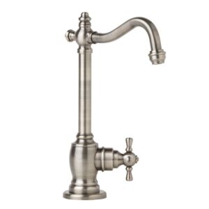 Waterstone Annapolis Hot Only Filtration Faucet – Cross Handle – Polished Brass