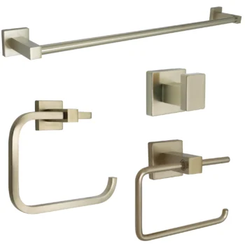 Huntington Brass Bath Accessory Package In PVD Satin Brass