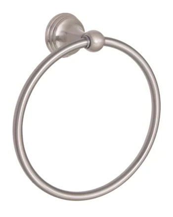 Huntington Brass Towel Ring In Satin Nickel