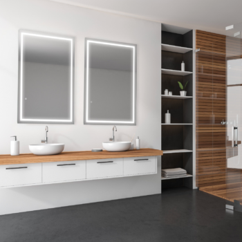 Zenith 25x19 Lighted Bathroom Vanity Mirror - Image 2
