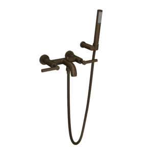 ROHL Lombardia® Exposed Wall Mount Tub Filler In Tuscan Brass